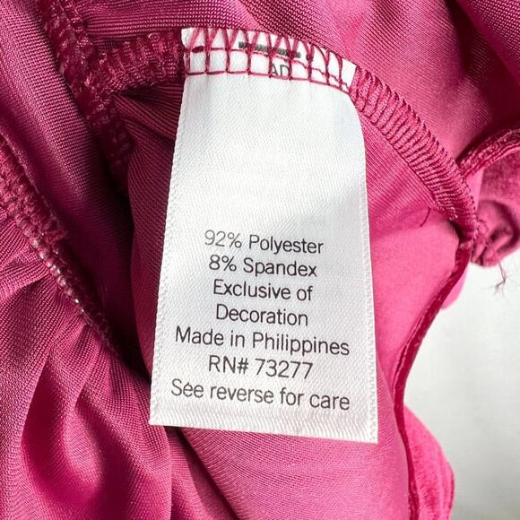 NWT LC Lauren Conrad Wine Chalet Smocked Velvet Dress XS - Picture 8 of 10